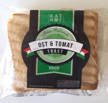 Toast ost og tomat